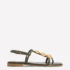 Disc Flat Sandals Deep Olive