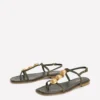 Disc Flat Sandals Deep Olive