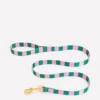 Dog Lead Green/Pink Stripe Dog Lead Green/Pink Stripe