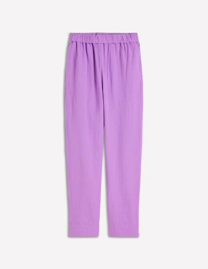 Double Cloth Crop Pants Amethyst Purple Double Cloth Crop Pants Amethyst Purple