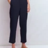 Double Cloth Crop Pants Navy Double Cloth Crop Pants Navy