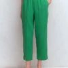 Double Cloth Crop Pants Shamrock Green Double Cloth Crop Pants Shamrock Green