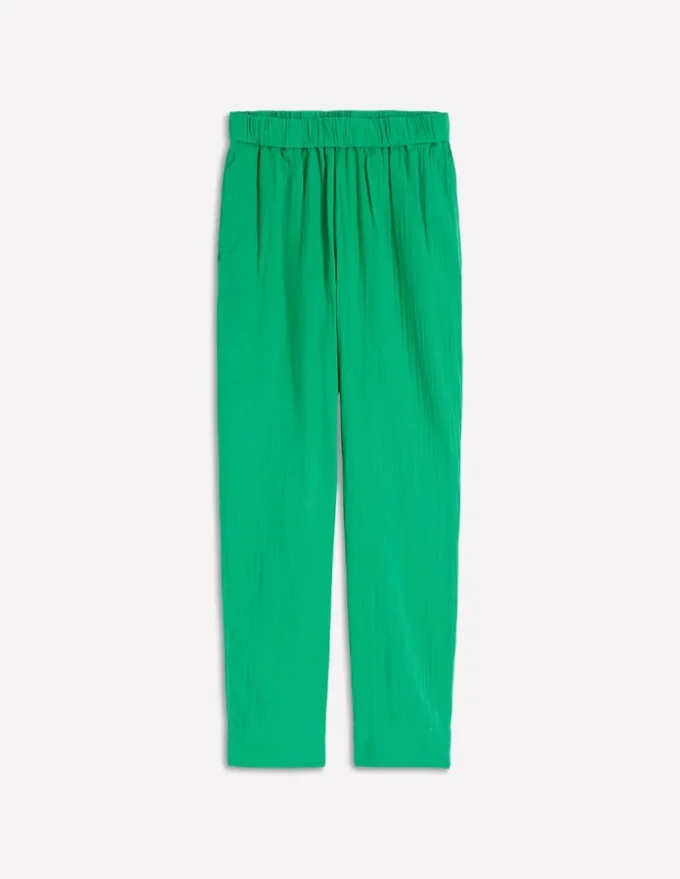 Double Cloth Crop Pants Shamrock Green Double Cloth Crop Pants Shamrock Green