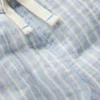Double Cloth Pants Light Blue Stripe