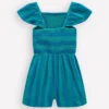 Double Cloth Playsuit Aurora Blue Stripe Double Cloth Playsuit Aurora Blue Stripe