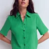 Double Cloth Shirt Leprechaun Green Double Cloth Shirt Leprechaun Green