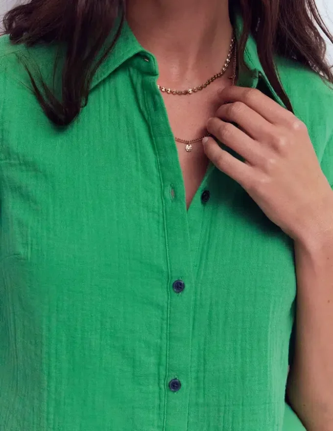 Double Cloth Shirt Leprechaun Green Double Cloth Shirt Leprechaun Green