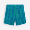 Double Cloth Shorts Green and Blue Stripe Double Cloth Shorts Green and Blue Stripe