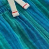 Double Cloth Shorts Green and Blue Stripe Double Cloth Shorts Green and Blue Stripe