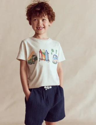 Double Cloth Shorts Navy