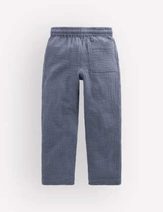 Double Cloth Summer Trouser North Sea Blue