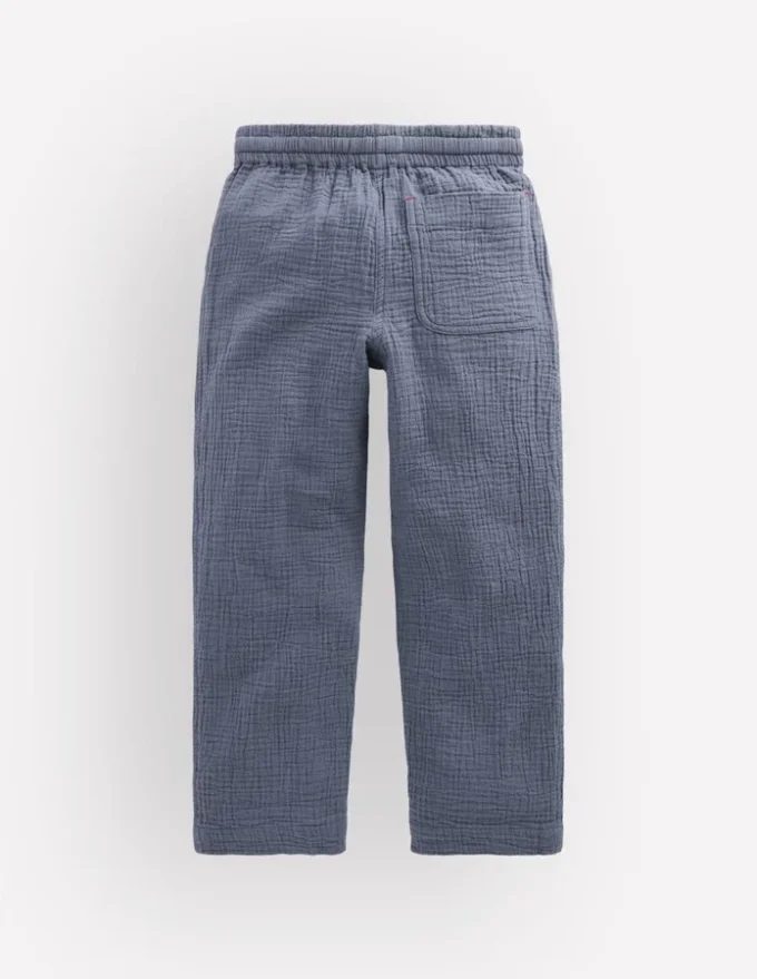 Double Cloth Summer Trouser North Sea Blue