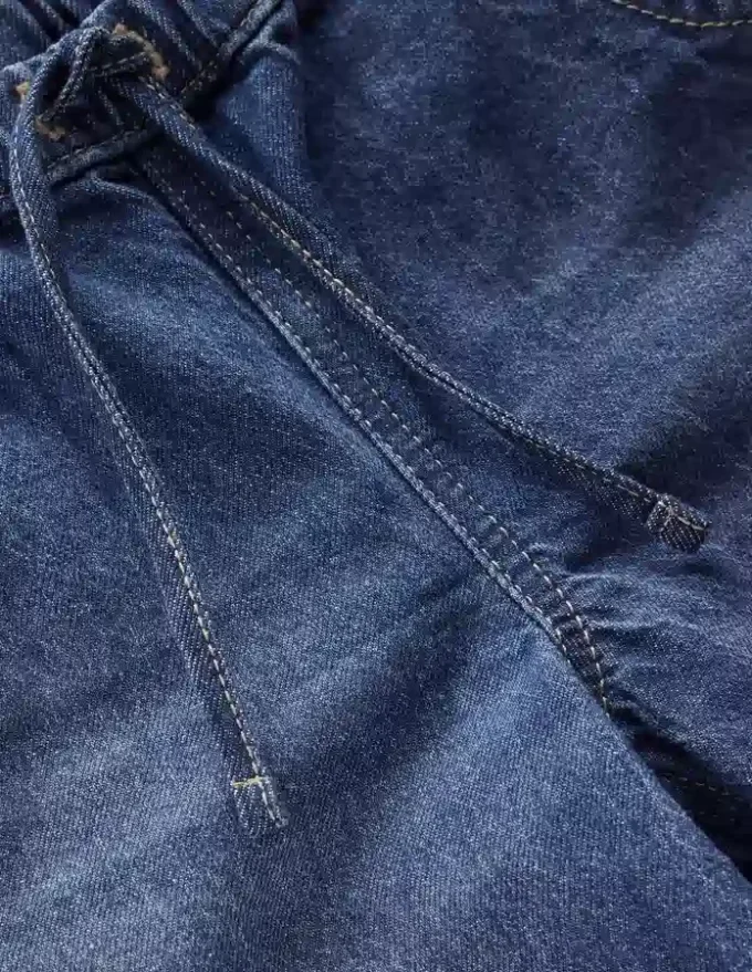 Draw Cord Jean Mid Vintage Denim