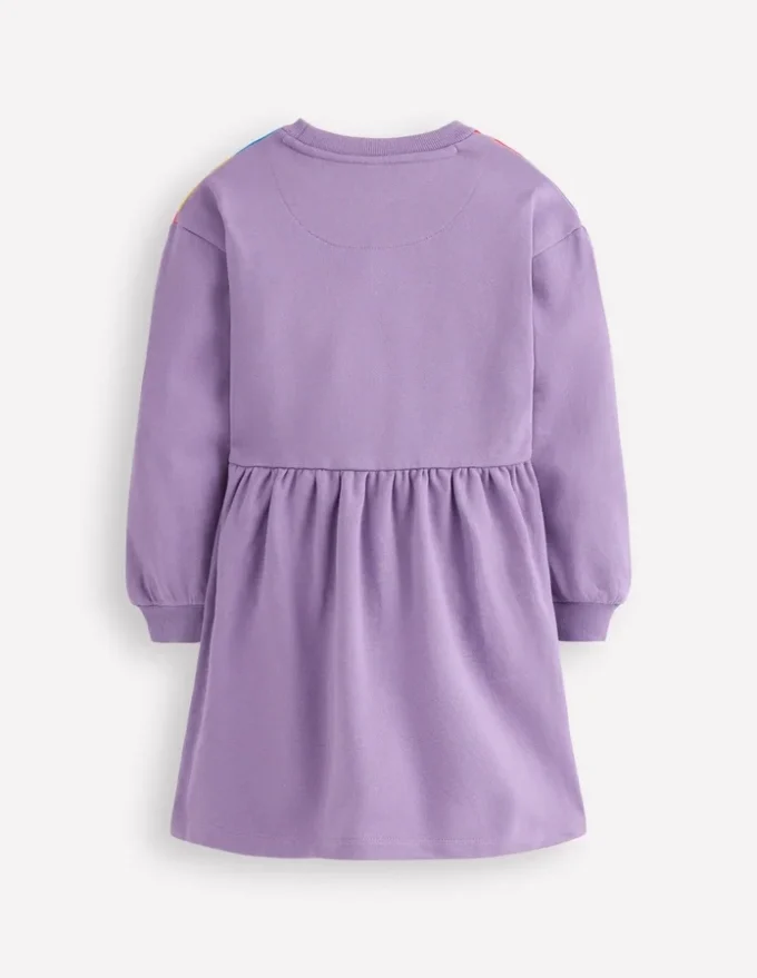 Drop Shoulder Sweat Dress Aster Purple Sunray Drop Shoulder Sweat Dress Aster Purple Sunray