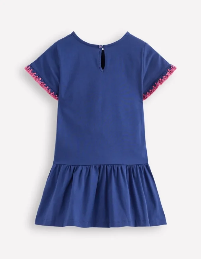 Dropped Sleeve Tunic Navy