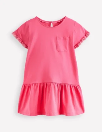 Dropped Sleeve Tunic Pink