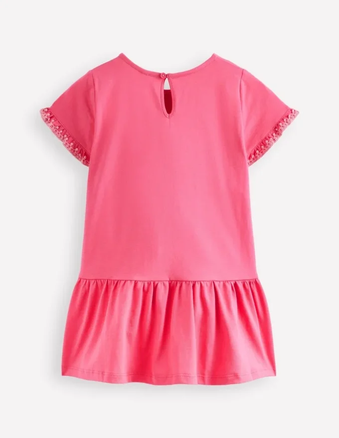 Dropped Sleeve Tunic Pink