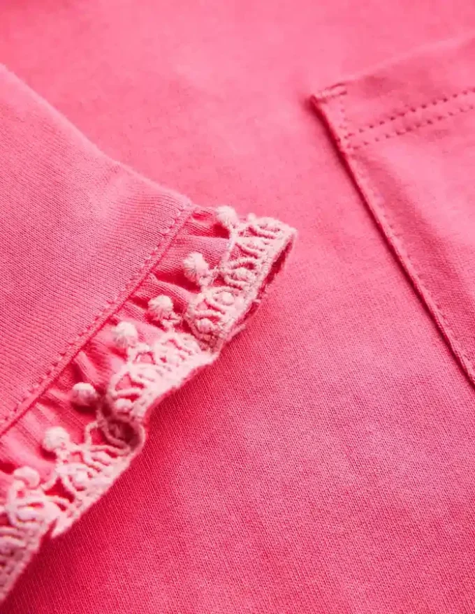 Dropped Sleeve Tunic Pink