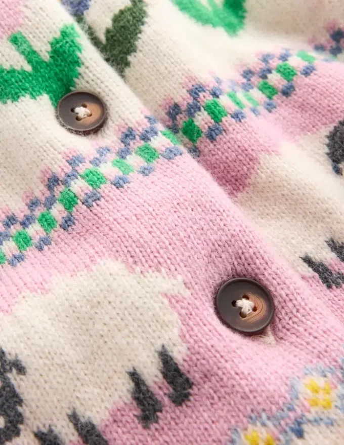 Edie Fair Isle Cardigan Easter Farm Edie Fair Isle Cardigan Easter Farm