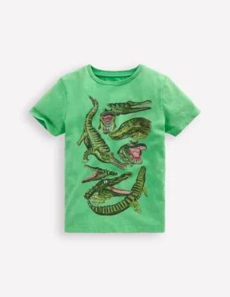 Educational T-shirt Aloe Green Crocs