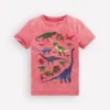 Educational T-shirt Red Dino Educational T-shirt Red Dino