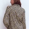 Effie Smocked Detail Shirt Heart Scatter Effie Smocked Detail Shirt Heart Scatter