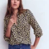 Effie Smocked Detail Shirt Heart Scatter Effie Smocked Detail Shirt Heart Scatter