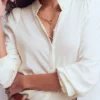 Effie Smocked Detail Shirt Ivory Effie Smocked Detail Shirt Ivory
