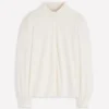 Effie Smocked Detail Shirt Ivory Effie Smocked Detail Shirt Ivory