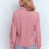Effie Smocked Detail Shirt Lilas Effie Smocked Detail Shirt Lilas