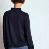 Effie Smocked Detail Shirt Navy Effie Smocked Detail Shirt Navy