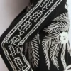 Elena Stand Neck Jacket Black Embroidery Elena Stand Neck Jacket Black Embroidery
