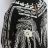 Elena Stand Neck Jacket Black Embroidery Elena Stand Neck Jacket Black Embroidery