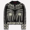 Elena Stand Neck Jacket Black Embroidery Elena Stand Neck Jacket Black Embroidery