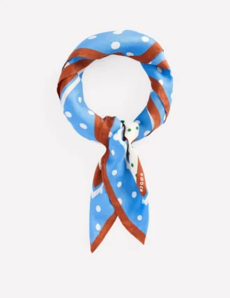 Elisabeth Silk Square Scarf Multi, Painted Dot