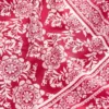 Elisabeth Silk Square Scarf Red Decorative Blossom Elisabeth Silk Square Scarf Red Decorative Blossom