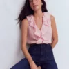 Eliza Sleeveless Top French Pink Eliza Sleeveless Top French Pink