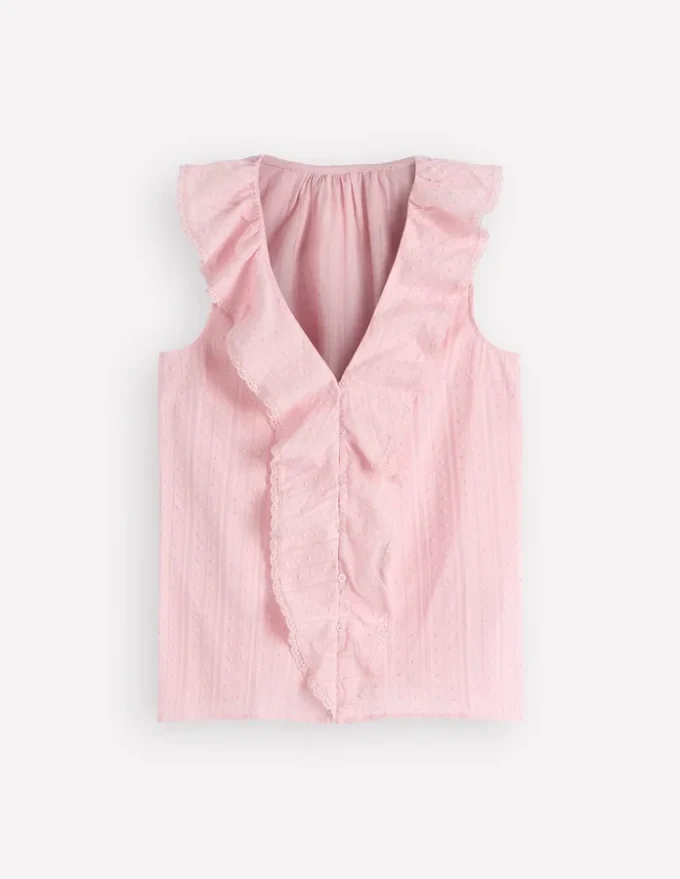 Eliza Sleeveless Top French Pink Eliza Sleeveless Top French Pink