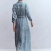 Ellie Cotton Maxi Shirt Dress Broderie Denim Ellie Cotton Maxi Shirt Dress Broderie Denim