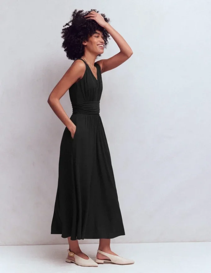 Elodie Jersey Maxi Dress Black Elodie Jersey Maxi Dress Black