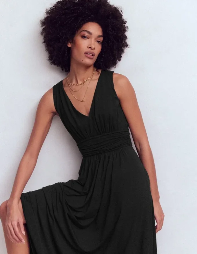 Elodie Jersey Maxi Dress Black Elodie Jersey Maxi Dress Black