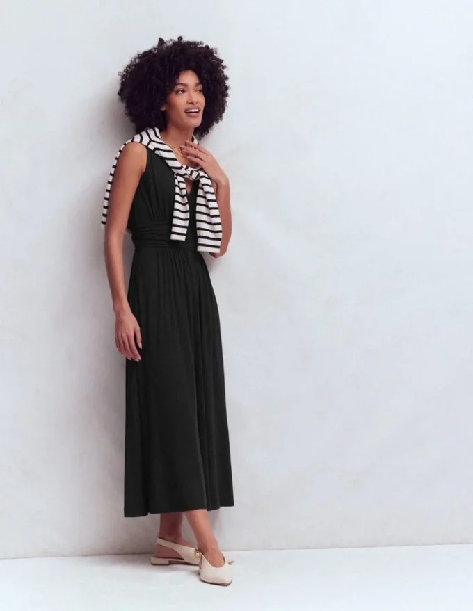 Elodie Jersey Maxi Dress Black Elodie Jersey Maxi Dress Black
