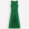 Elodie Jersey Maxi Dress Green, Ornamental Floweret Elodie Jersey Maxi Dress Green, Ornamental Floweret