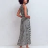 Elodie Jersey Maxi Dress Navy and Ivory Stripe Elodie Jersey Maxi Dress Navy and Ivory Stripe
