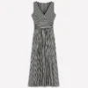 Elodie Jersey Maxi Dress Navy and Ivory Stripe Elodie Jersey Maxi Dress Navy and Ivory Stripe