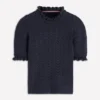 Eloise Frill T-Shirt Navy Eloise Frill T-Shirt Navy