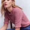 Eloise Frill T-Shirt Spring Blossom Pink Eloise Frill T-Shirt Spring Blossom Pink