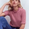 Eloise Frill T-Shirt Spring Blossom Pink Eloise Frill T-Shirt Spring Blossom Pink