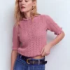 Eloise Frill T-Shirt Spring Blossom Pink Eloise Frill T-Shirt Spring Blossom Pink