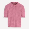 Eloise Frill T-Shirt Spring Blossom Pink Eloise Frill T-Shirt Spring Blossom Pink